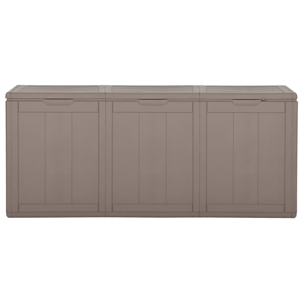 Barna pp rattan kerti tárolóláda 270 l Barna pp rattan kerti tárolóláda 270 l