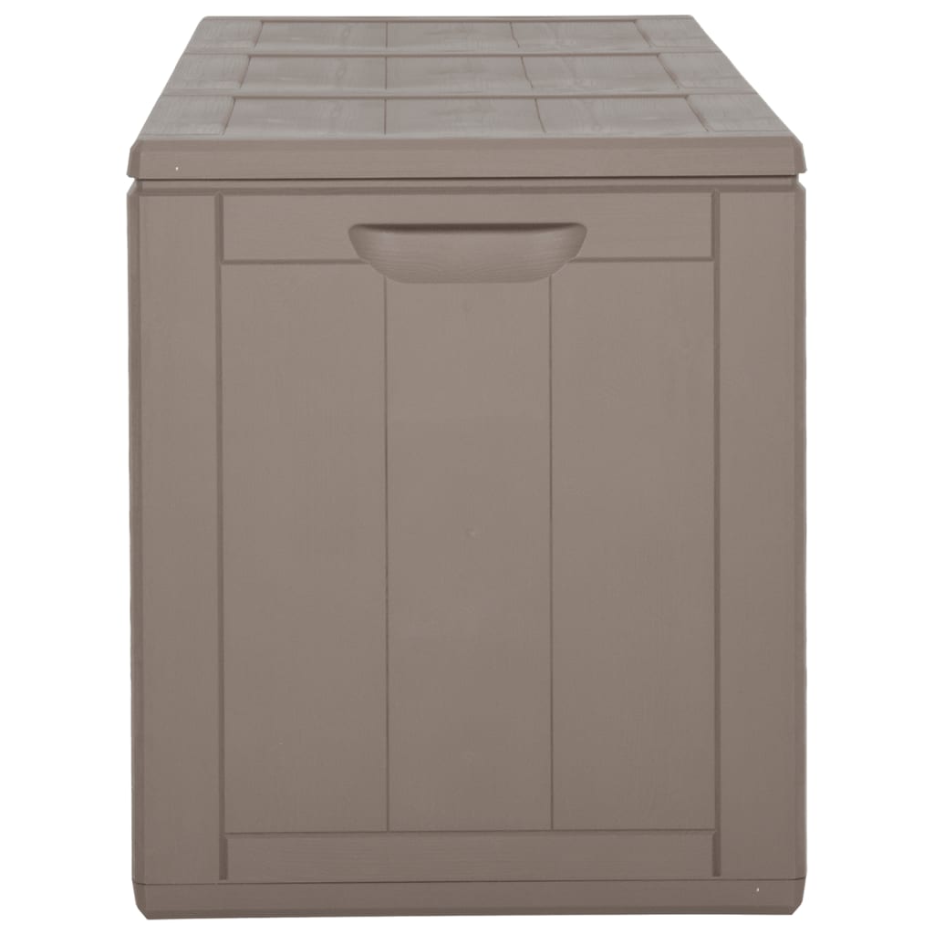Barna pp rattan kerti tárolóláda 270 l Barna pp rattan kerti tárolóláda 270 l