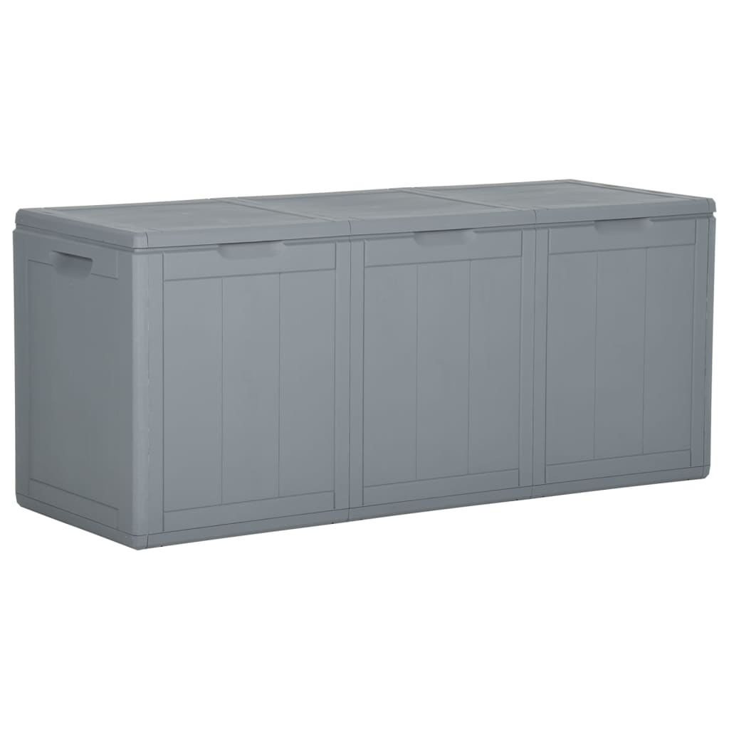 Szürke pp rattan kerti tárolóláda 270 l Szürke pp rattan kerti tárolóláda 270 l