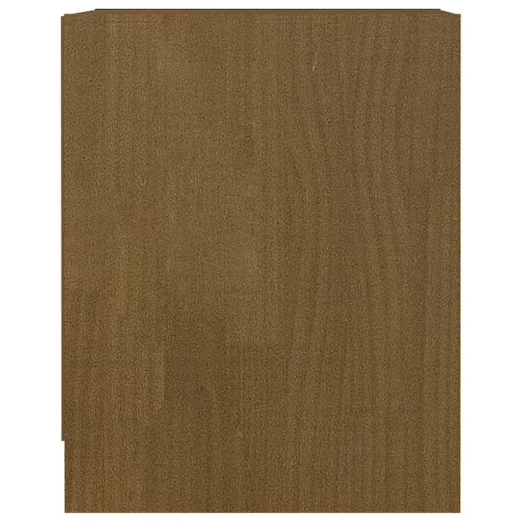 2 db mézbarna tömör fenyőfa éjjeliszekrény 35,5x33,5x41,5 cm 2 db mézbarna tömör fenyőfa éjjeliszekrény 35,5x33,5x41,5 cm