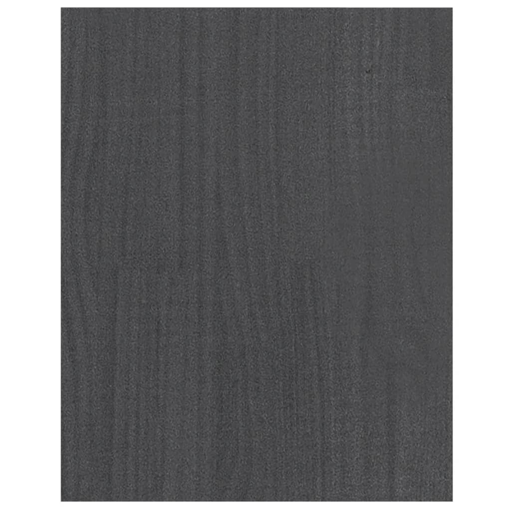 Szürke tömör fenyőfa tv-szekrény 70 x 33 x 42 cm Szürke tömör fenyőfa tv-szekrény 70 x 33 x 42 cm