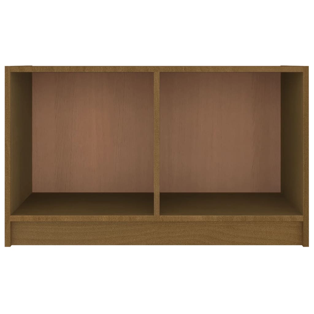 Mézbarna tömör fenyőfa tv-szekrény 70 x 33 x 42 cm Mézbarna tömör fenyőfa tv-szekrény 70 x 33 x 42 cm