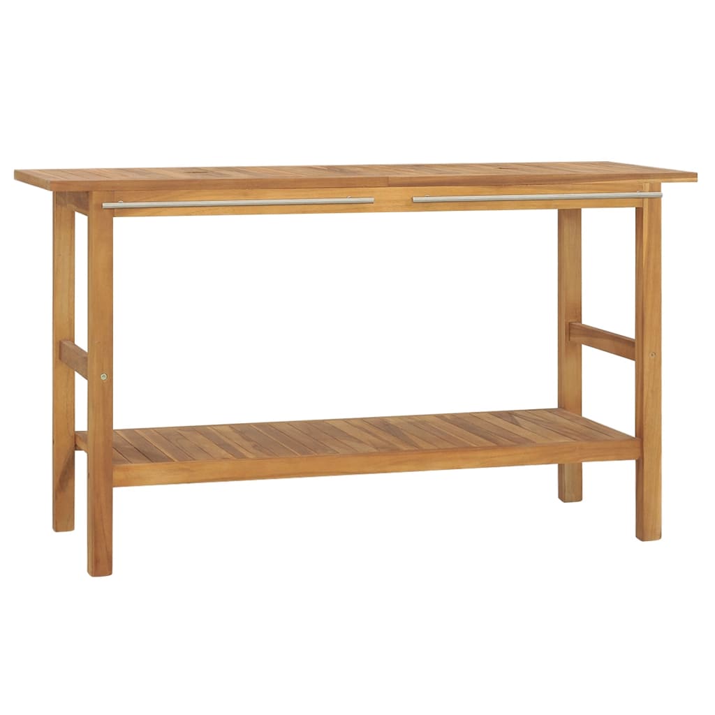 Tömör tíkfa fürdőszobai pipereszekrény 132 x 45 x 75 cm