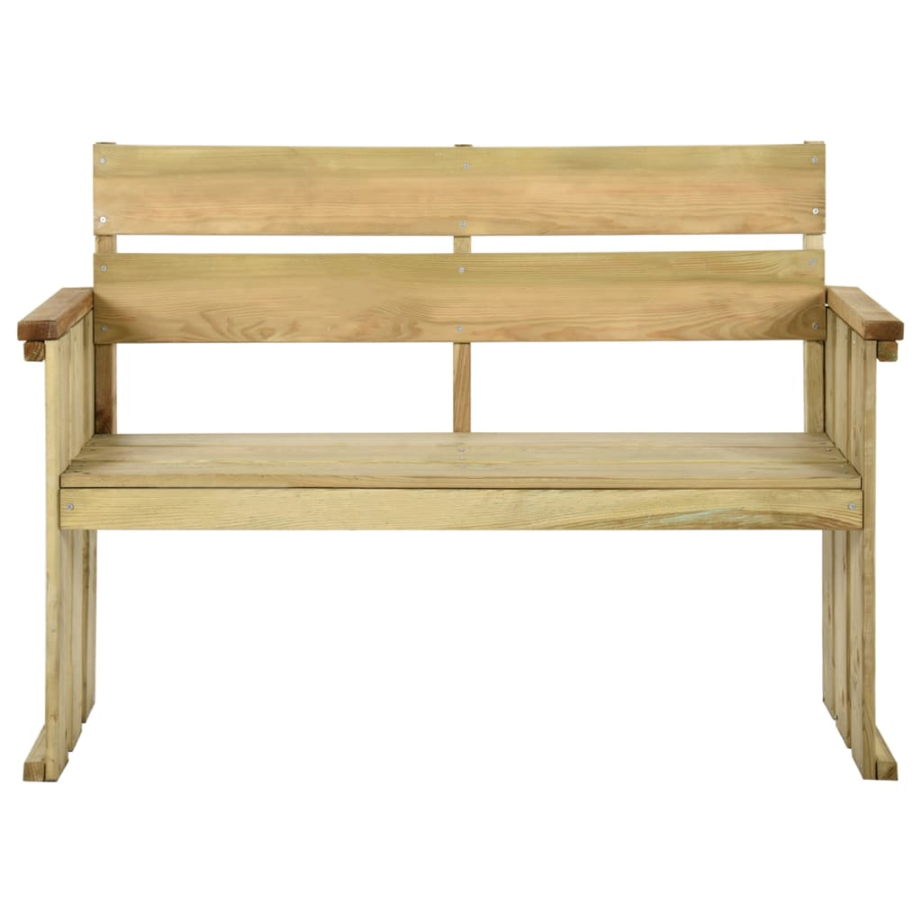 Impregnált fenyőfa kerti pad 121 cm