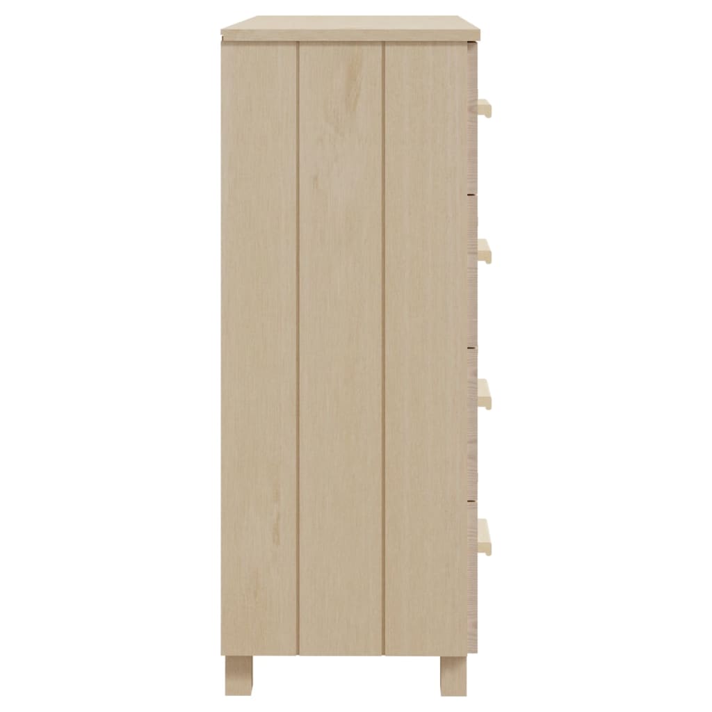 Mézbarna tömör fenyőfa tálalószekrény 79 x 40 x 103,5 cm Mézbarna tömör fenyőfa tálalószekrény 79 x 40 x 103,5 cm