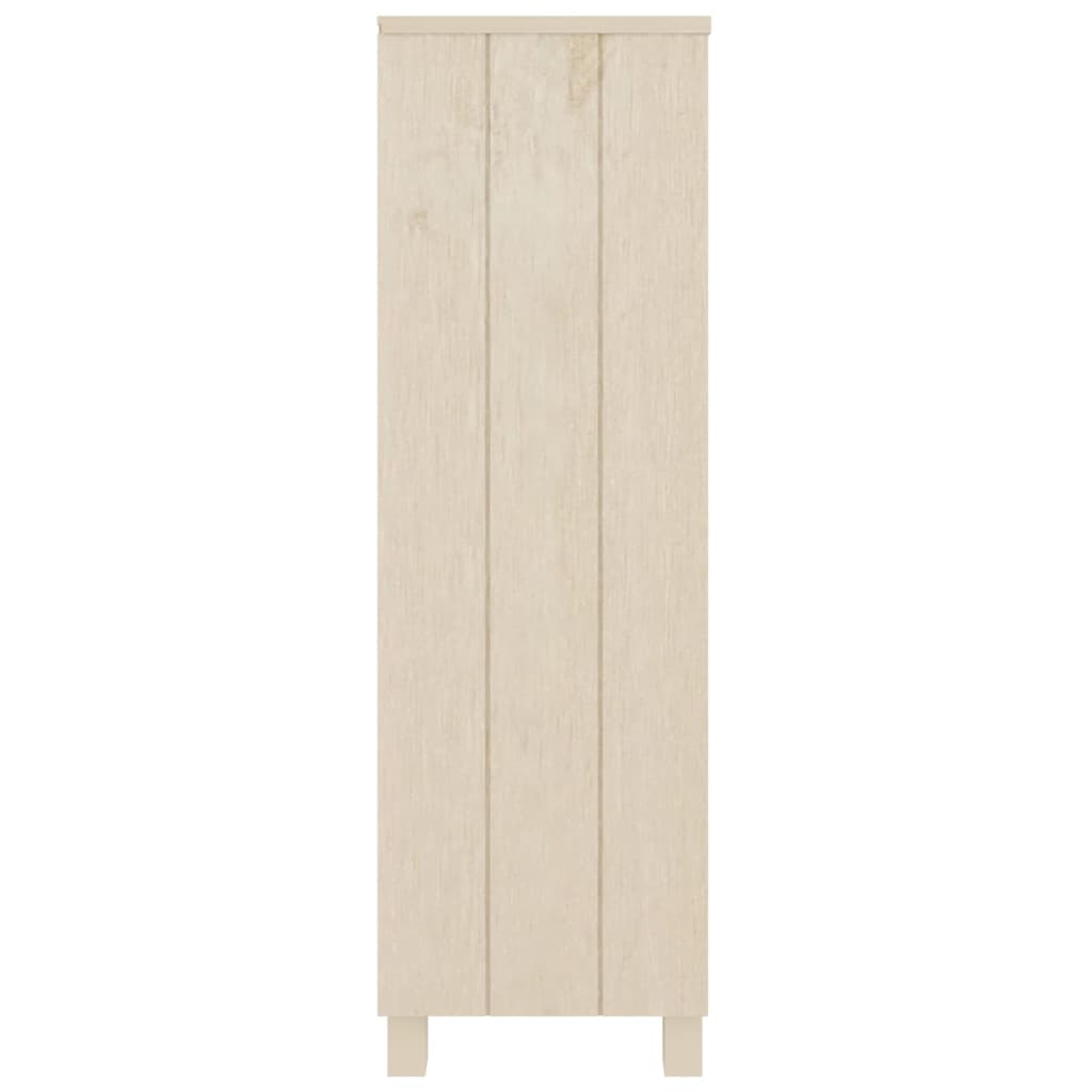 Mézbarna tömör fenyőfa könyvszekrény 85 x 35 x 112 cm Mézbarna tömör fenyőfa könyvszekrény 85 x 35 x 112 cm