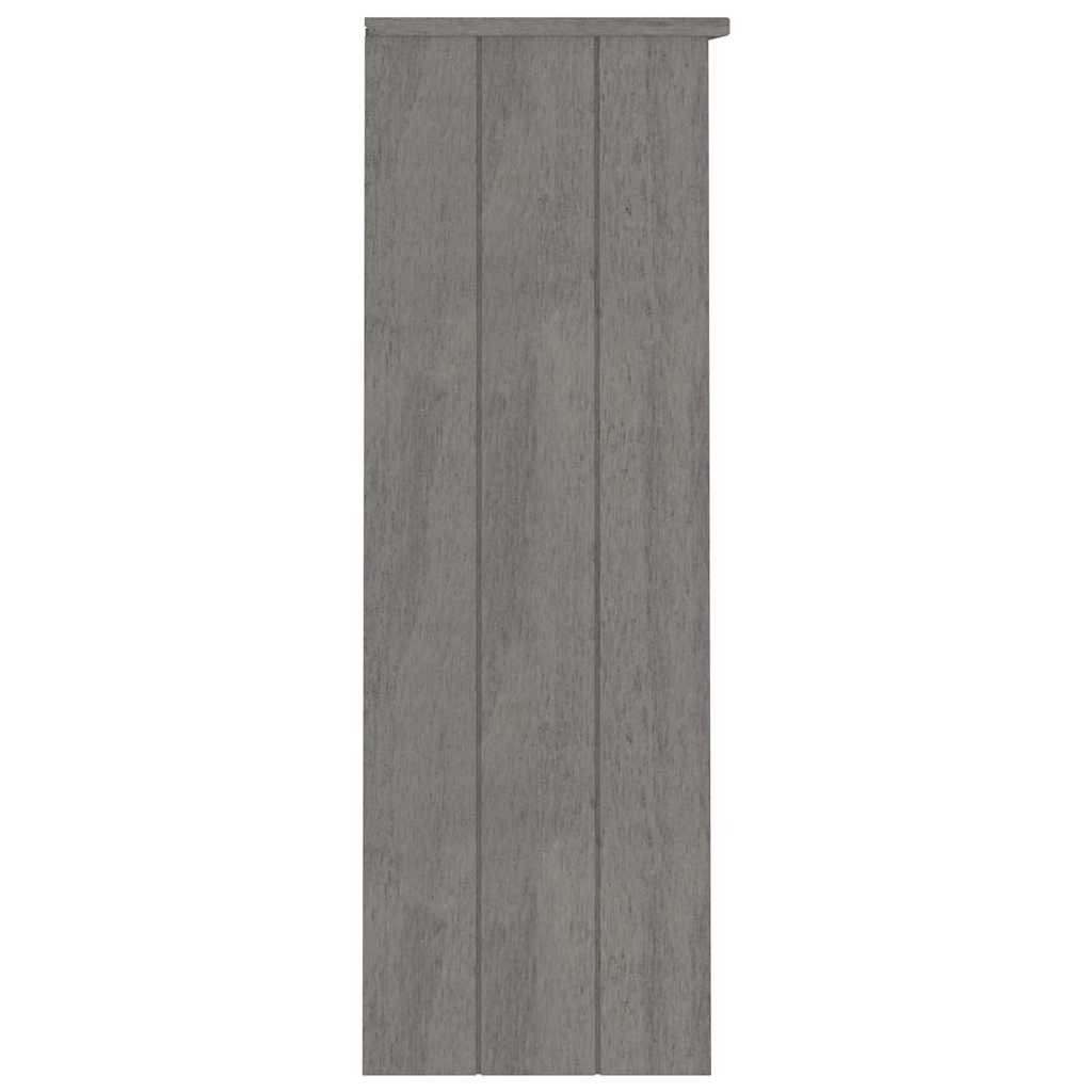 Hamar világosszürke tömör fenyőfa felső szekrény 85x35x100 cm