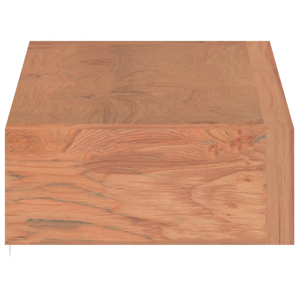 2 darab tömör tíkfa falipolc 40 x 15 x 6 cm