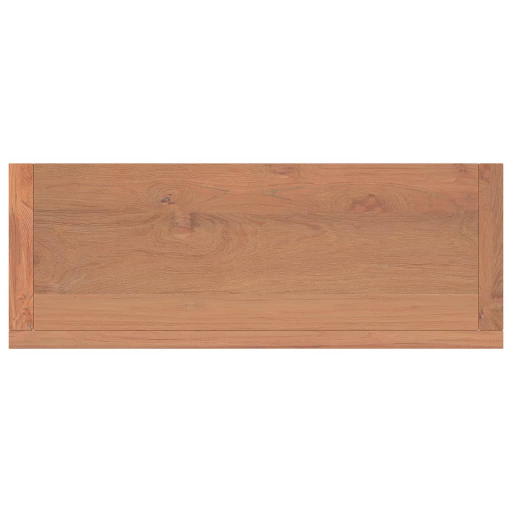 2 darab tömör tíkfa falipolc 40 x 15 x 6 cm