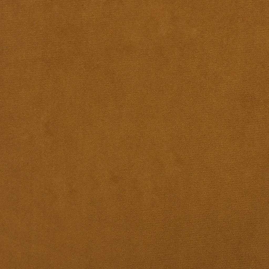 Barna bársony lábzsámoly 45x29,5x35 cm