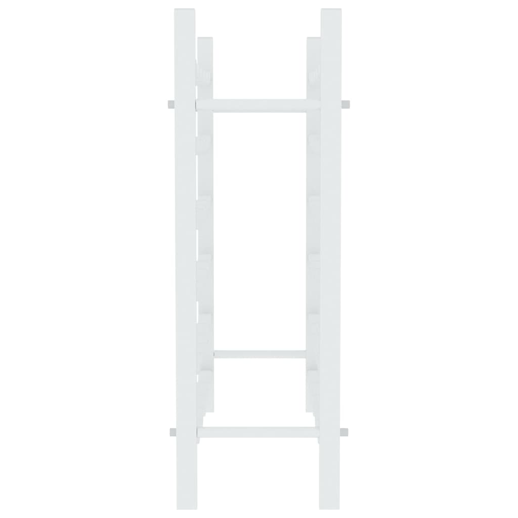 Fehér fém bortartó állvány 36 palackhoz