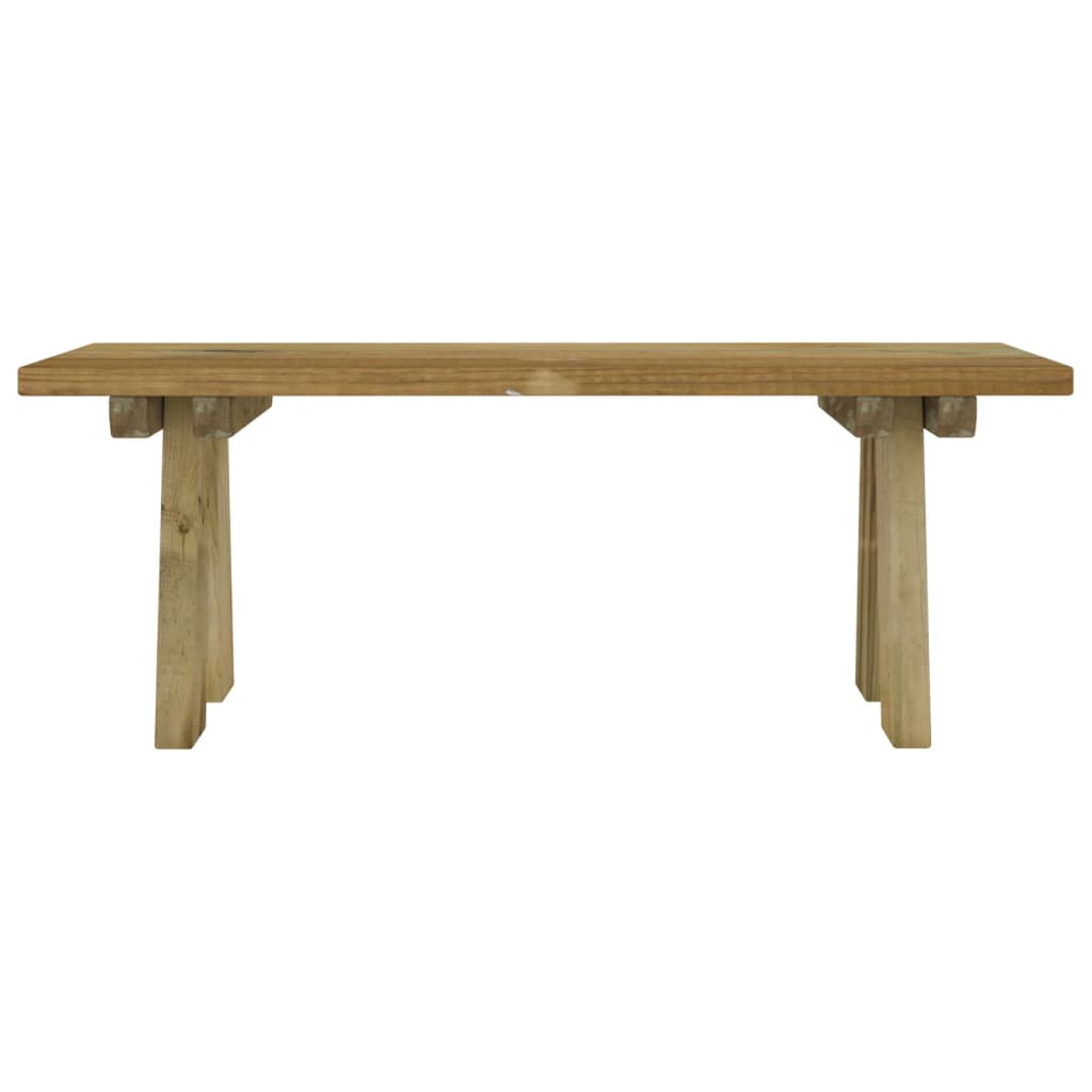 Impregnált tömör fenyőfa kerti pad 110 cm