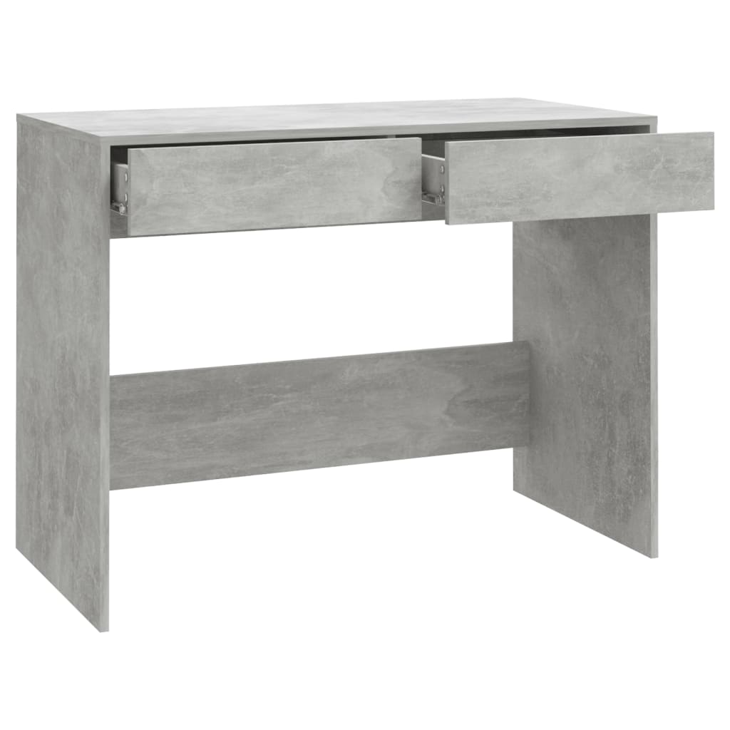 Betonszürke forgácslap íróasztal 101 x 50 x 76,5 cm Betonszürke forgácslap íróasztal 101 x 50 x 76,5 cm