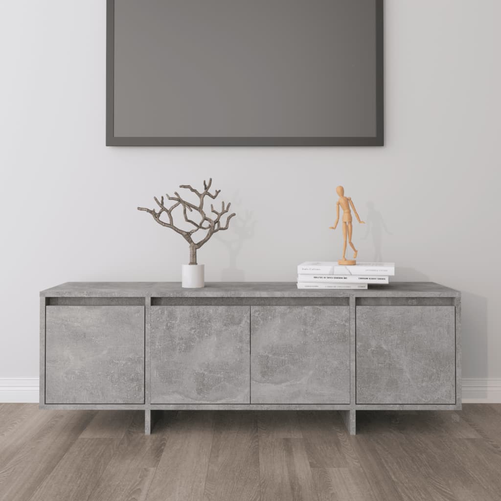 Betonszürke forgácslap tv-szekrény 120 x 30 x 40,5 cm Betonszürke forgácslap tv-szekrény 120 x 30 x 40,5 cm