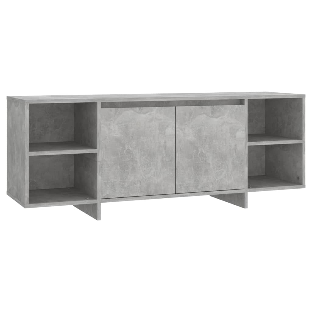 Betonszürke forgácslap tv-szekrény 130 x 35 x 50 cm Betonszürke forgácslap tv-szekrény 130 x 35 x 50 cm