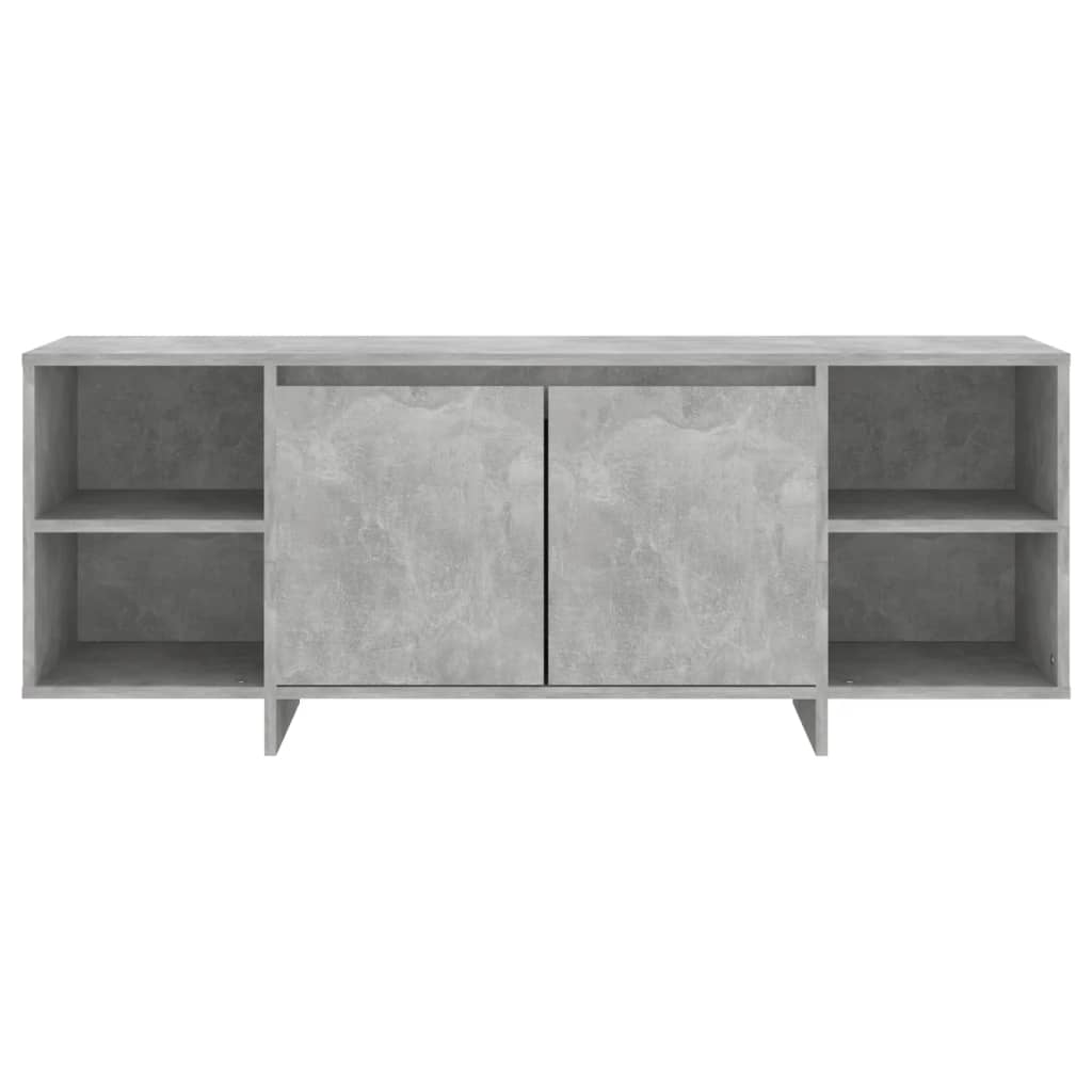 Betonszürke forgácslap tv-szekrény 130 x 35 x 50 cm Betonszürke forgácslap tv-szekrény 130 x 35 x 50 cm