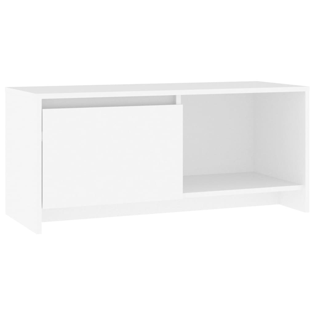 Fehér forgácslap tv-szekrény 90 x 35 x 40 cm