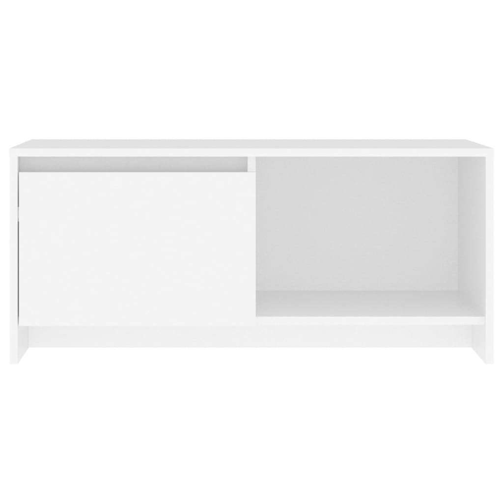 Fehér forgácslap tv-szekrény 90 x 35 x 40 cm