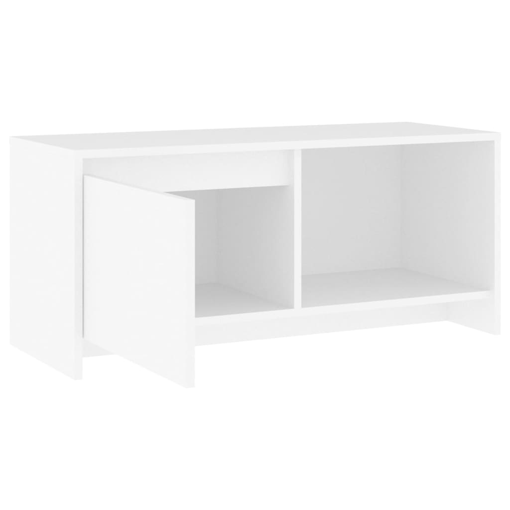 Fehér forgácslap tv-szekrény 90 x 35 x 40 cm