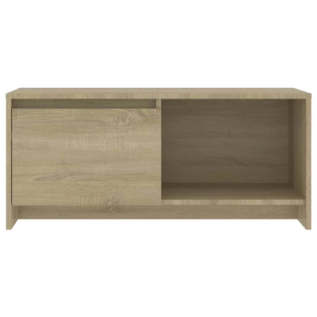 Sonoma-tölgyszínű forgácslap tv-szekrény 90 x 35 x 40 cm
