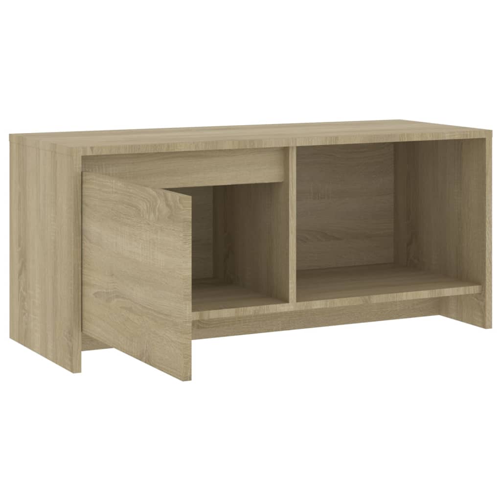 Sonoma-tölgyszínű forgácslap tv-szekrény 90 x 35 x 40 cm