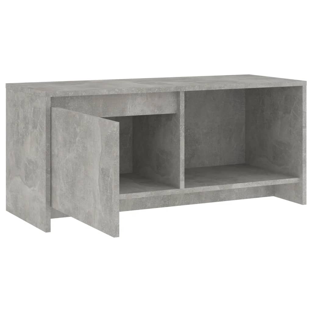 Betonszürke forgácslap tv-szekrény 90 x 35 x 40 cm