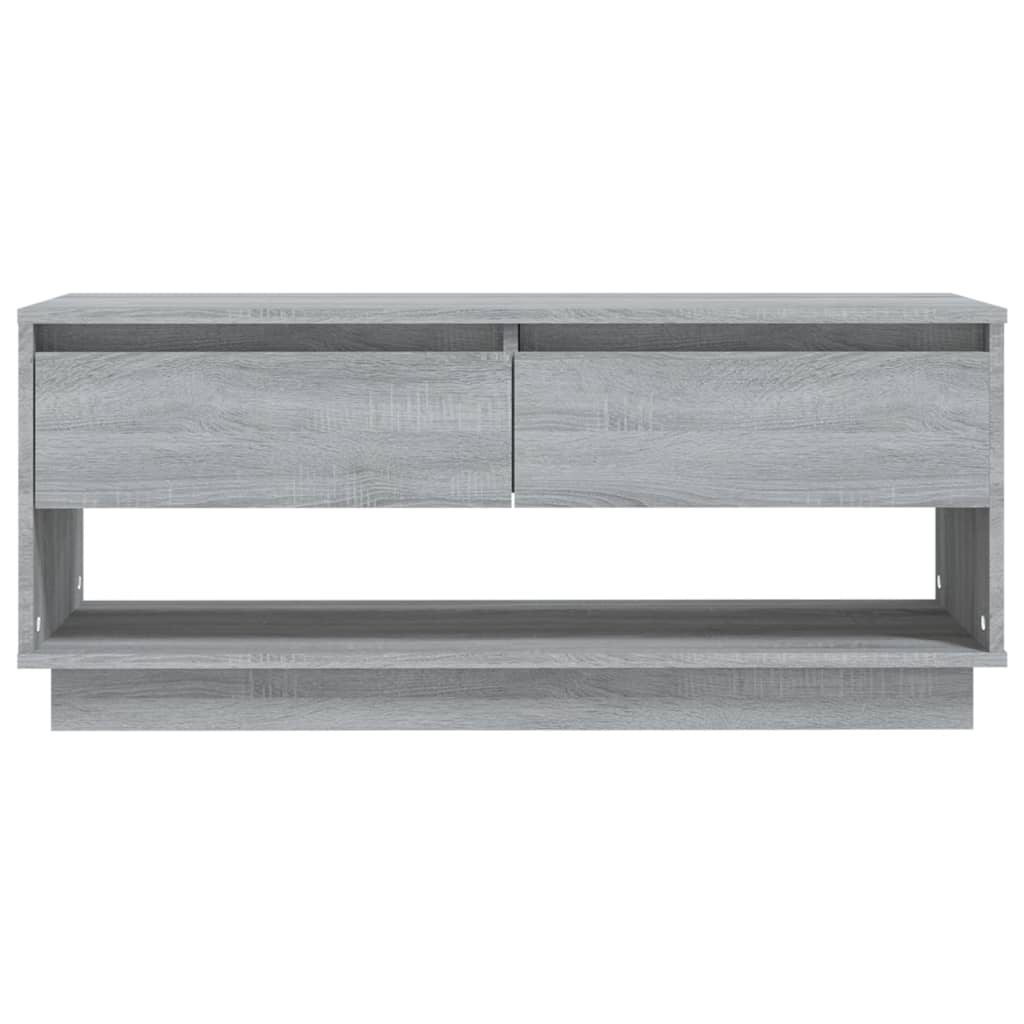 Szürke sonoma színű forgácslap tv-szekrény 102 x 41 x 44 cm
