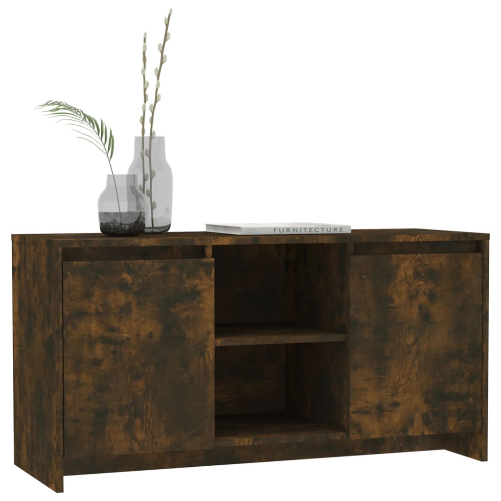 Füstös tölgy színű tv-szekrény 102 x 37,5 x 52,5 cm Füstös tölgy színű tv-szekrény 102 x 37,5 x 52,5 cm