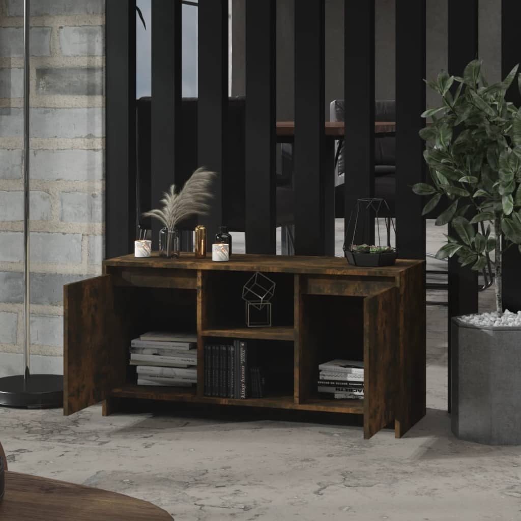 Füstös tölgy színű tv-szekrény 102 x 37,5 x 52,5 cm Füstös tölgy színű tv-szekrény 102 x 37,5 x 52,5 cm