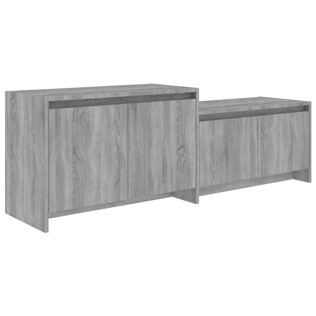 Szürke sonoma színű forgácslap tv-szekrény 146,5 x 35 x 50 cm Szürke sonoma színű forgácslap tv-szekrény 146,5 x 35 x 50 cm