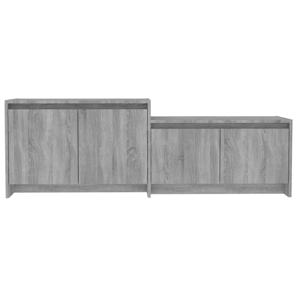 Szürke sonoma színű forgácslap tv-szekrény 146,5 x 35 x 50 cm Szürke sonoma színű forgácslap tv-szekrény 146,5 x 35 x 50 cm
