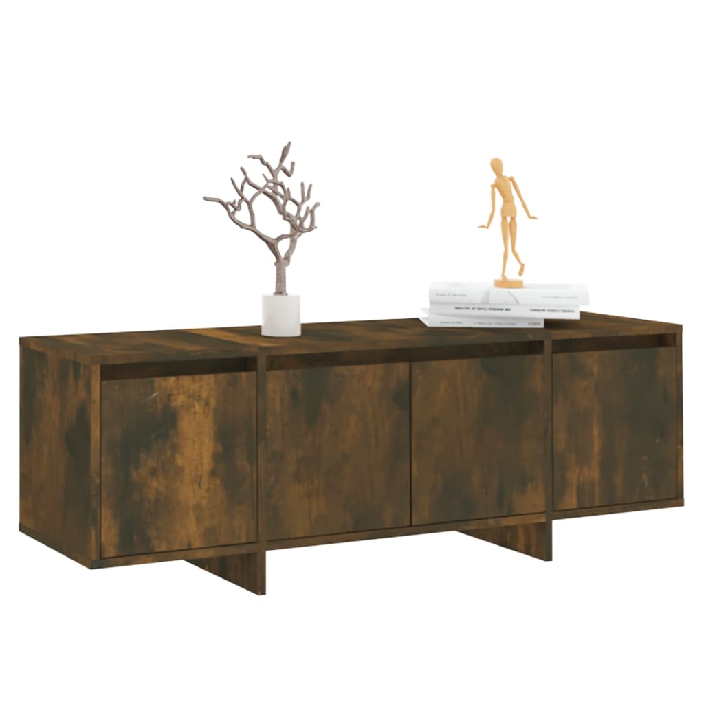 Füstös tölgy színű forgácslap tv-szekrény 120 x 30 x 40,5 cm Füstös tölgy színű forgácslap tv-szekrény 120 x 30 x 40,5 cm