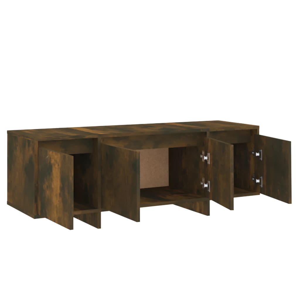 Füstös tölgy színű forgácslap tv-szekrény 120 x 30 x 40,5 cm Füstös tölgy színű forgácslap tv-szekrény 120 x 30 x 40,5 cm