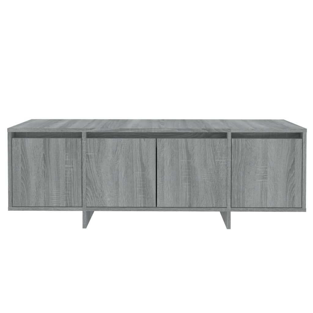 Szürke sonoma színű forgácslap tv-szekrény 120 x 30 x 40,5 cm