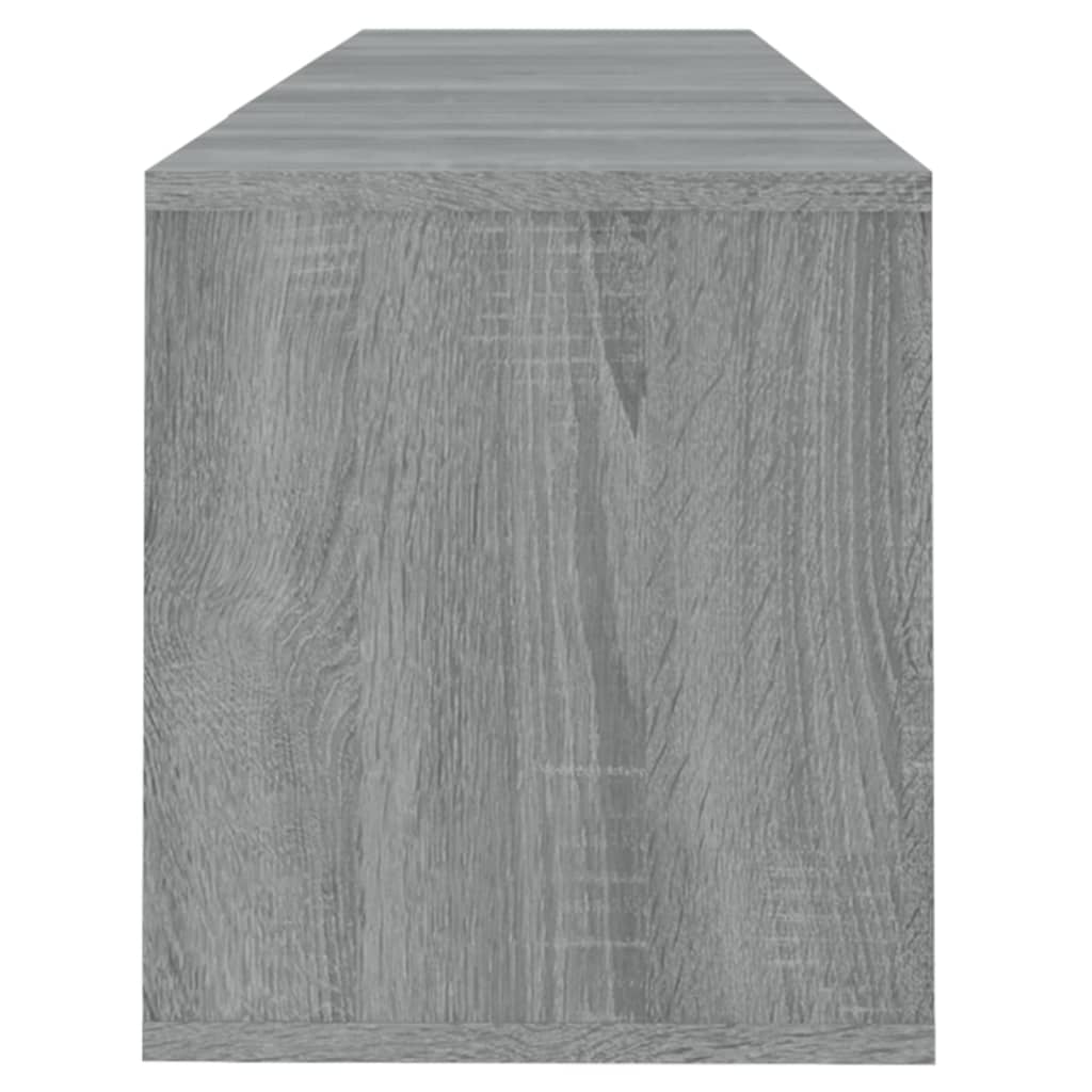 Szürke sonoma színű forgácslap tv-szekrény 120 x 30 x 40,5 cm