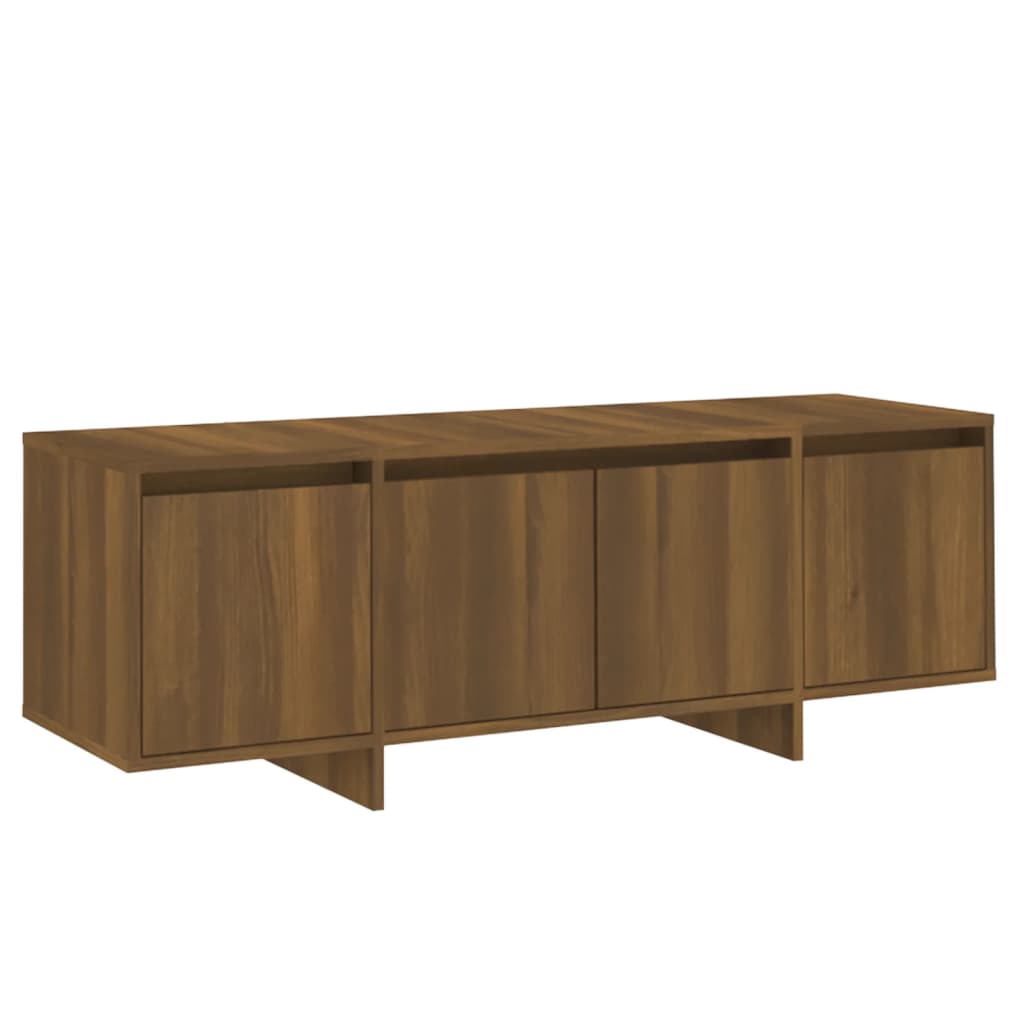 Barna tölgy színű forgácslap tv-szekrény 120 x 30 x 40,5 cm Barna tölgy színű forgácslap tv-szekrény 120 x 30 x 40,5 cm