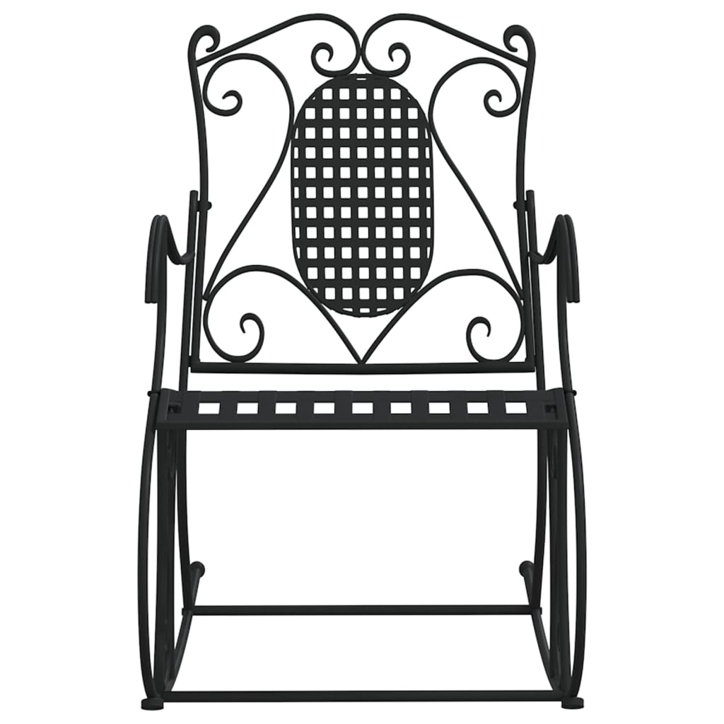 Fekete acél hintapad 84 cm Fekete acél hintapad 84 cm