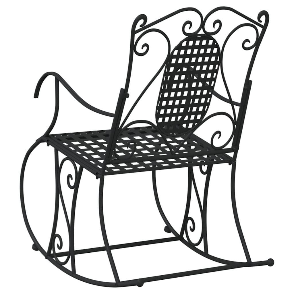 Fekete acél hintapad 84 cm Fekete acél hintapad 84 cm