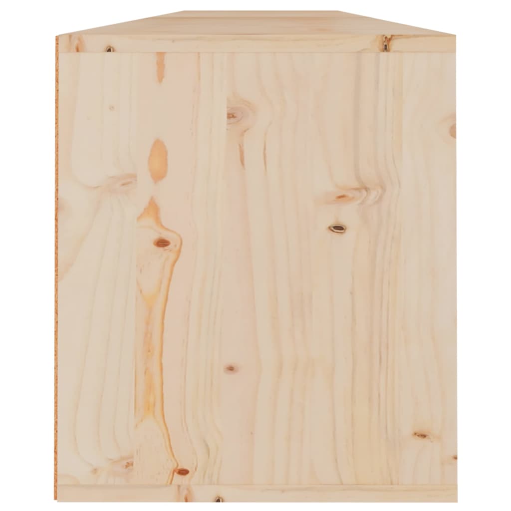 2 darab tömör fenyőfa faliszekrény 100 x 30 x 35 cm