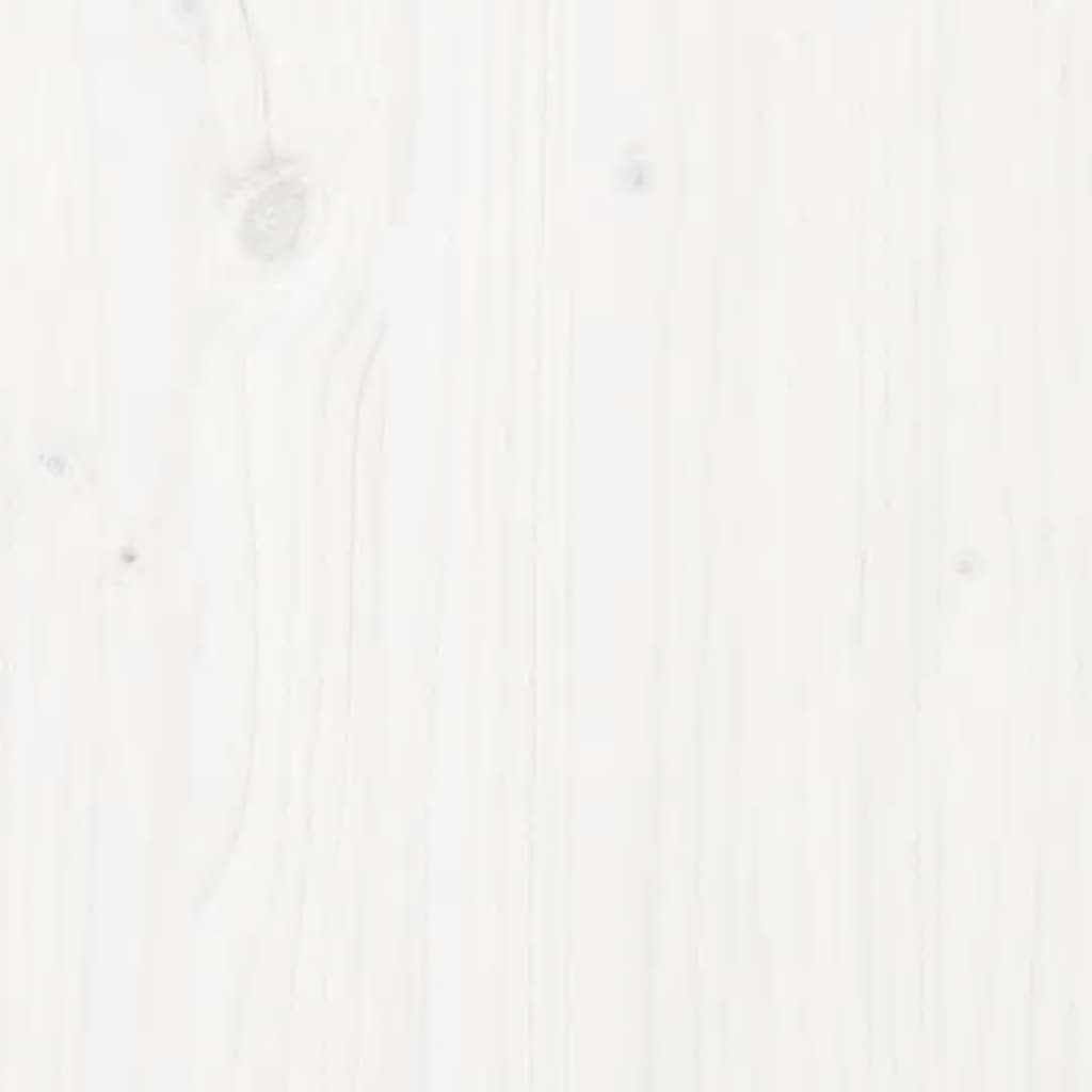 Fehér tömör fenyőfa faliszekrény 100 x 30 x 35 cm Fehér tömör fenyőfa faliszekrény 100 x 30 x 35 cm