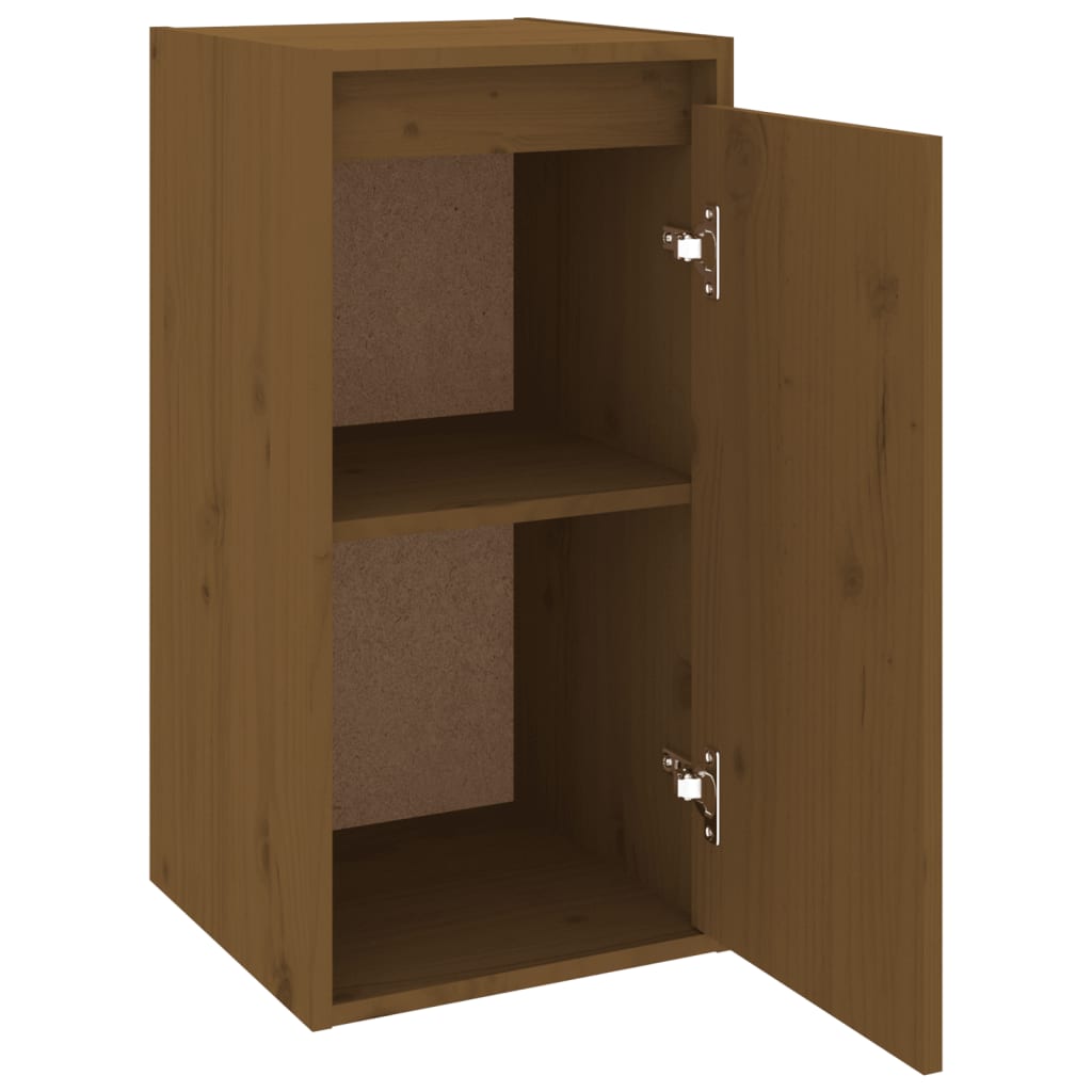 2 db mézbarna tömör fenyőfa faliszekrény 30 x 30 x 60 cm 2 db mézbarna tömör fenyőfa faliszekrény 30 x 30 x 60 cm
