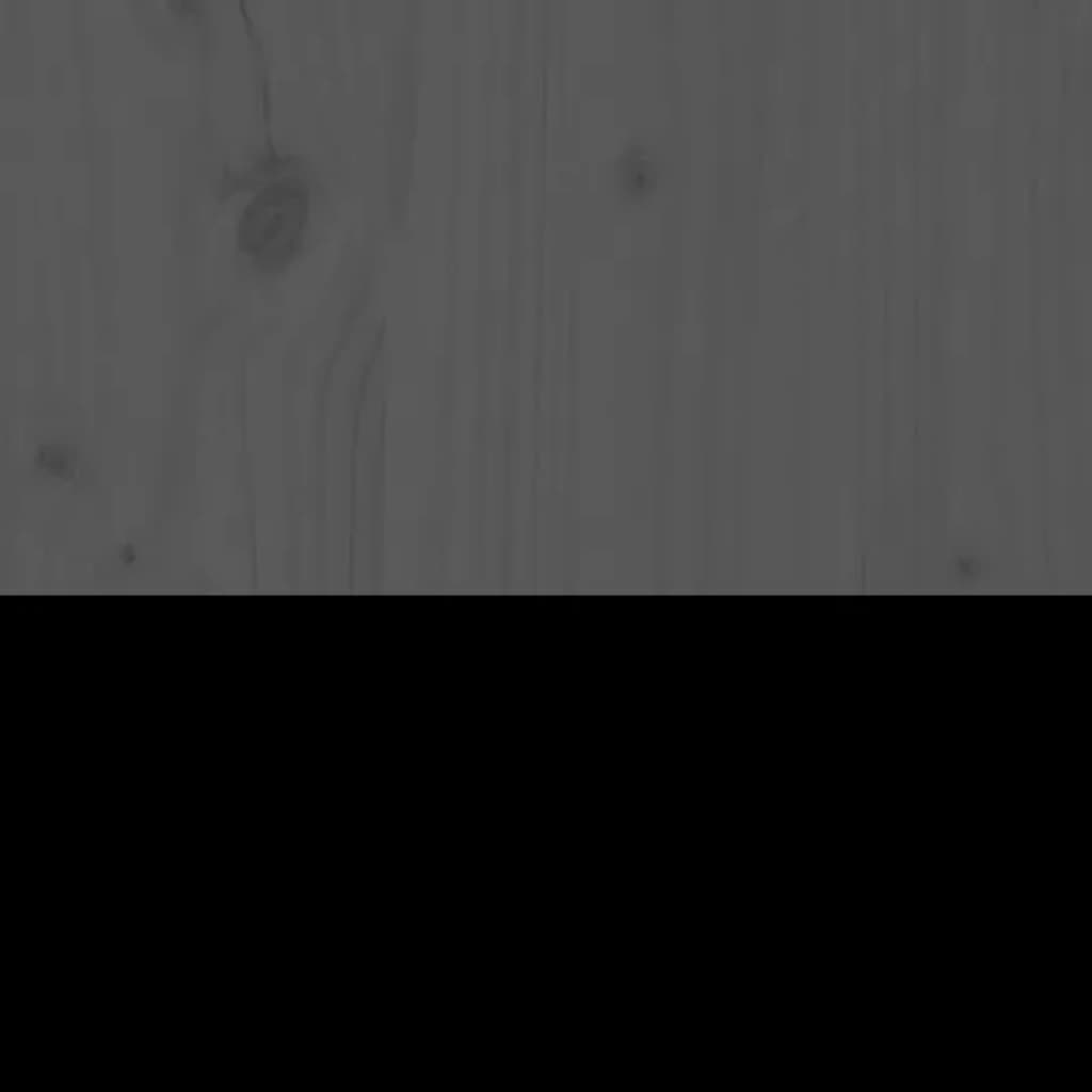 Szürke tömör fenyőfa faliszekrény 30 x 30 x 80 cm