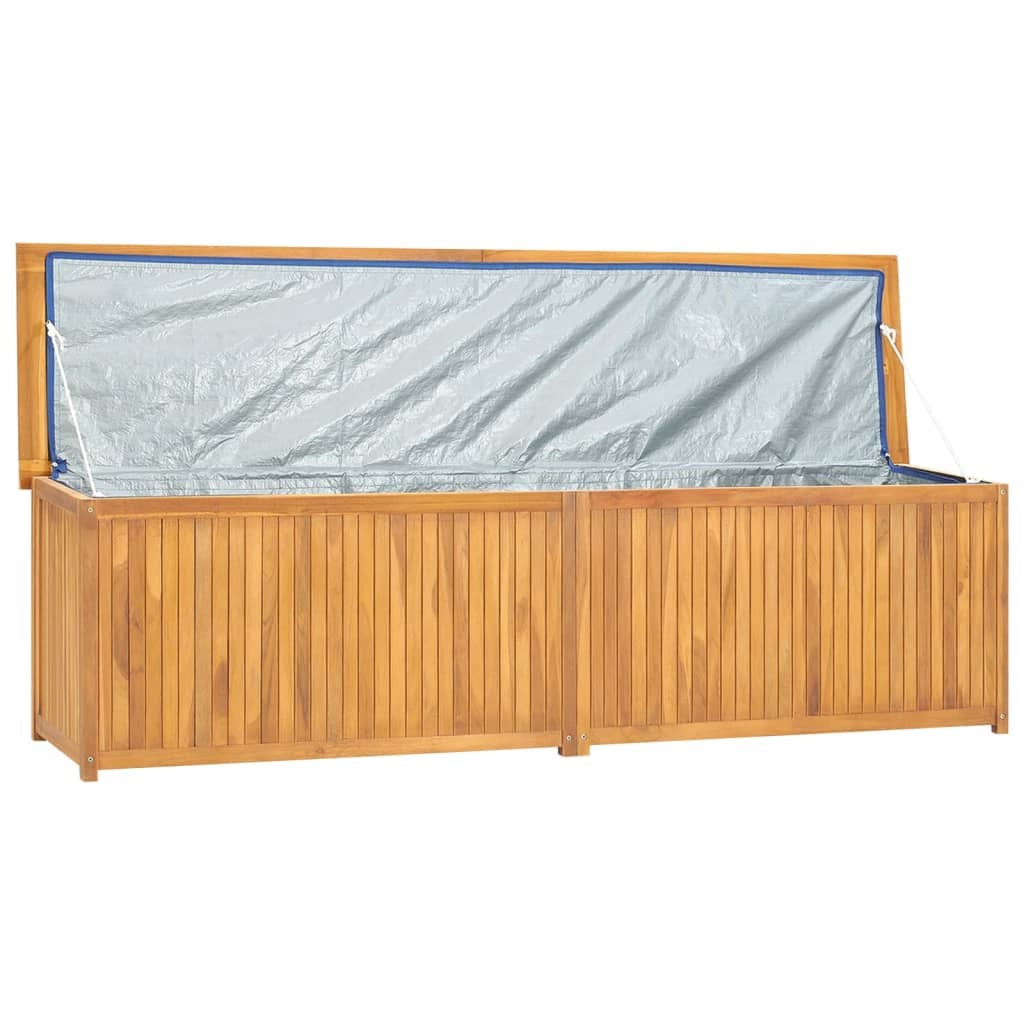 Tömör tíkfa kerti láda 200 x 50 x 53 cm