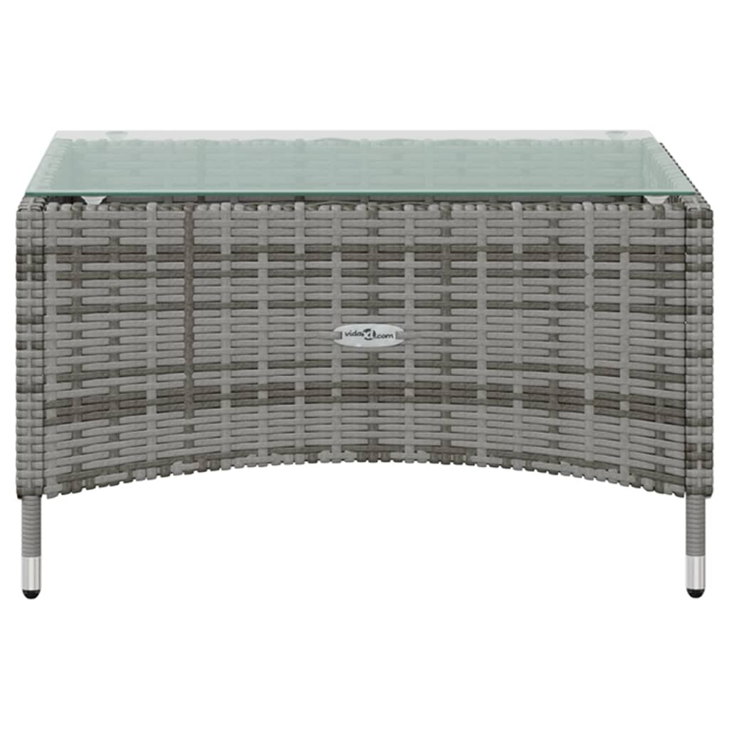 16 részes szürke polyrattan kerti ülőgarnitúra párnákkal