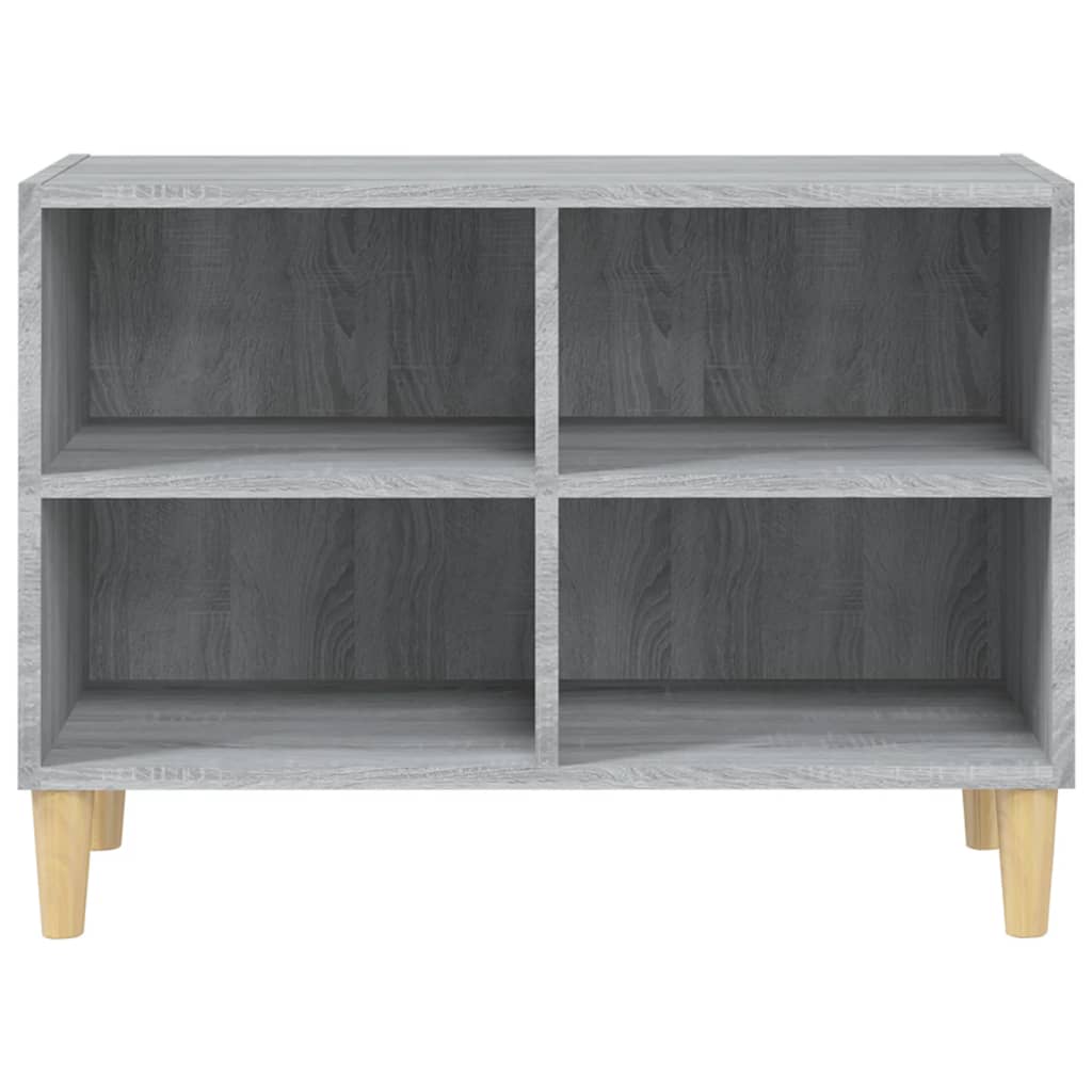 Szürke sonoma színű tv-szekrény tömör falábakkal 69,5x30x50 cm Szürke sonoma színű tv-szekrény tömör falábakkal 69,5x30x50 cm