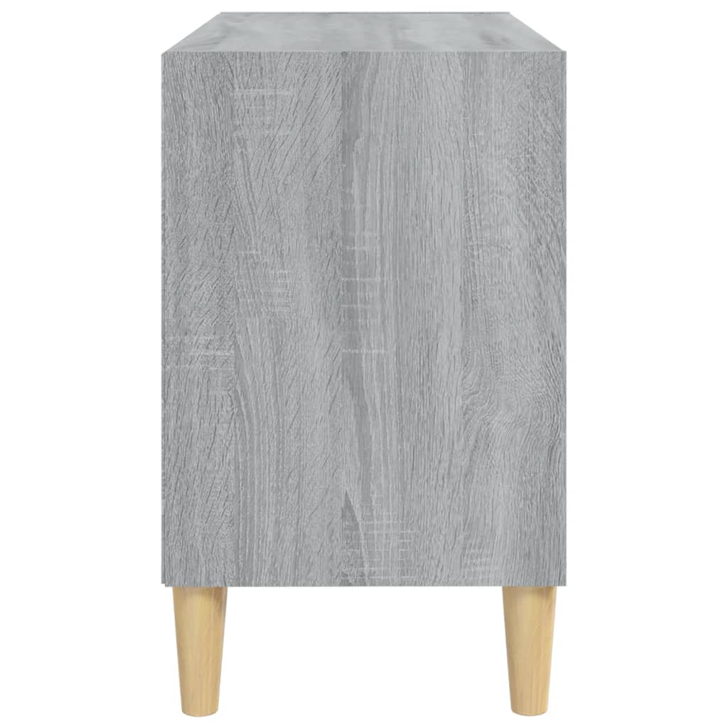 Szürke sonoma színű tv-szekrény tömör falábakkal 69,5x30x50 cm Szürke sonoma színű tv-szekrény tömör falábakkal 69,5x30x50 cm