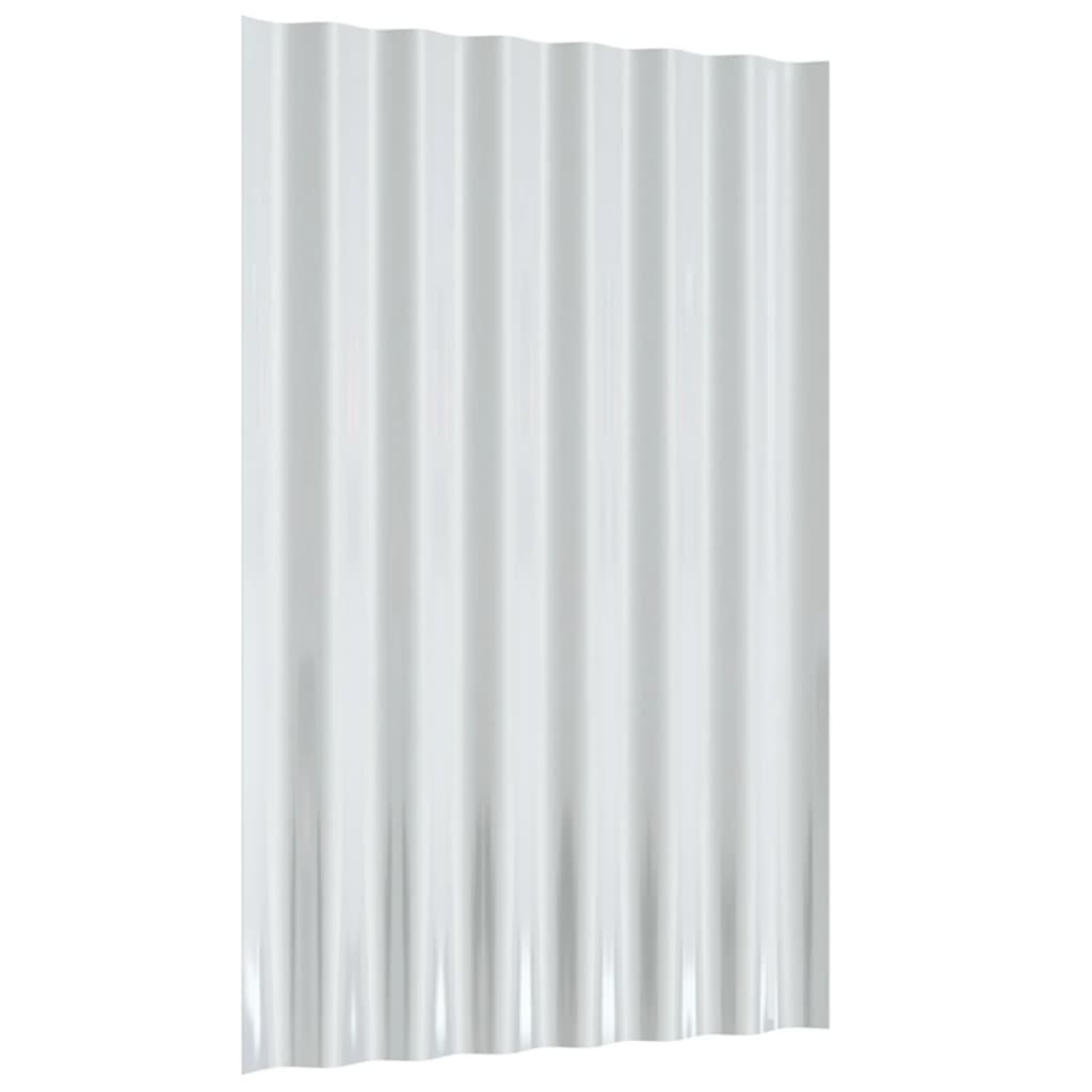 12 db zöld horganyzott acél tetőpanel 60 x 36 cm