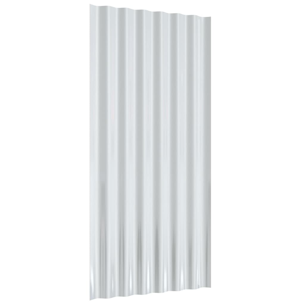 12 db zöld horganyzott acél tetőpanel 80x36 cm