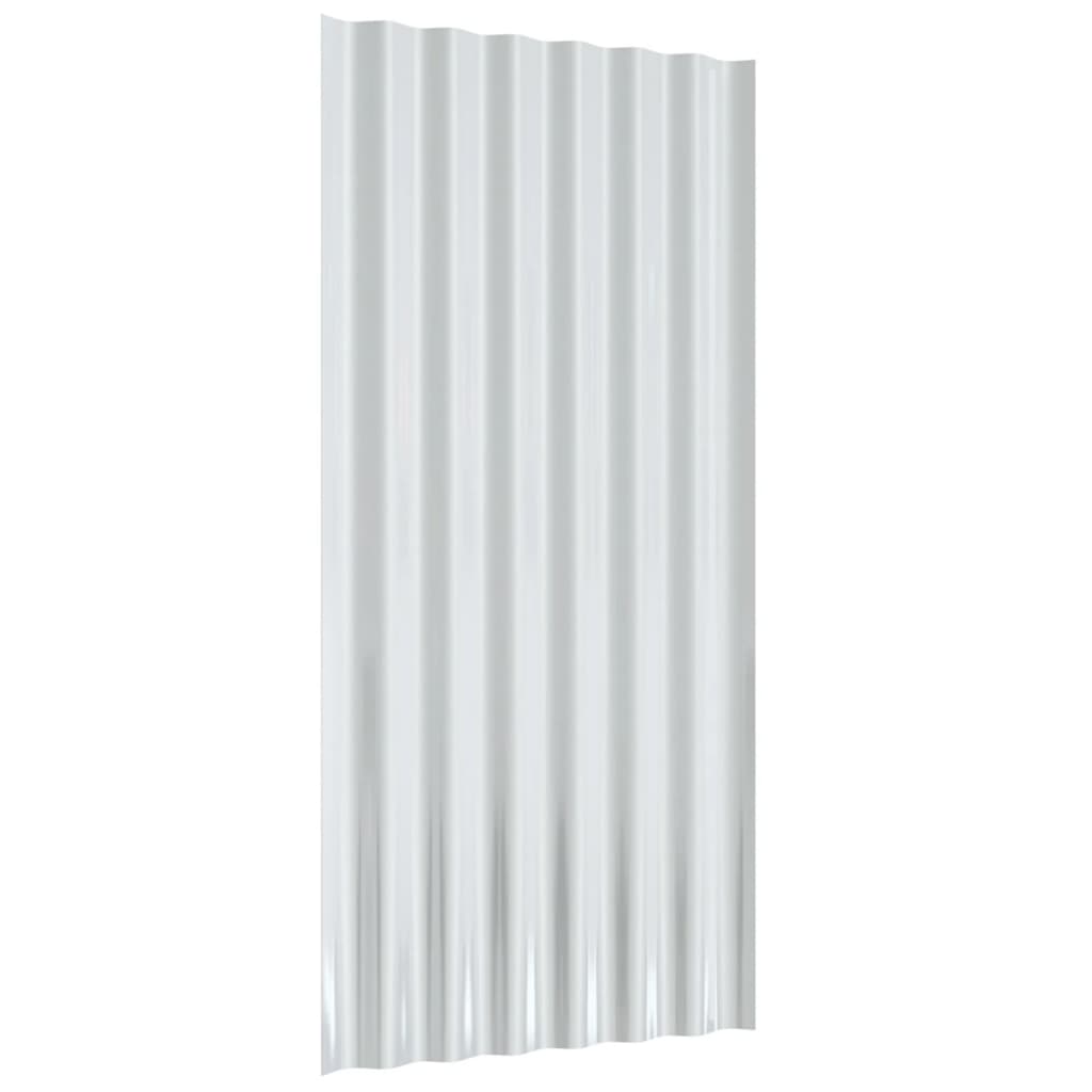 12 db szürke horganyzott acél tetőpanel 80x36 cm