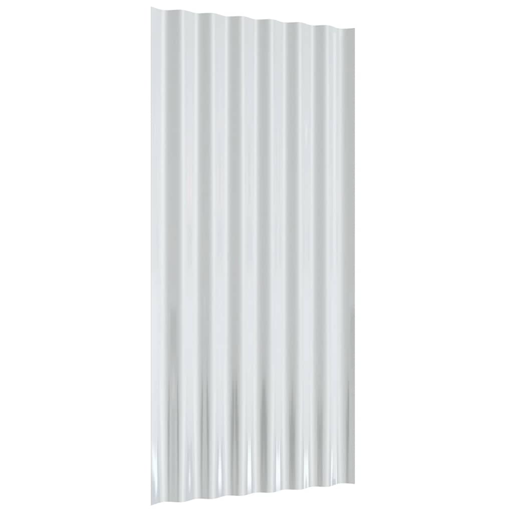 12 db antracitszürke horganyzott acél tetőpanel 80x36 cm